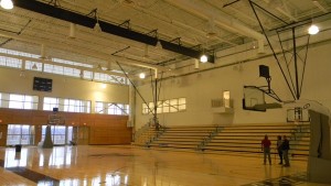 Overview of Divider Curtain Rigging System at West Point Military Prep School