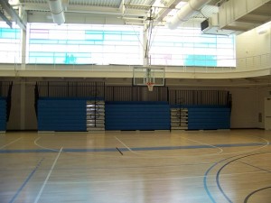 Portable Bleacher System at College of New Rochelle